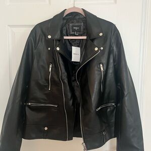 Forever 21 Black Leather Jacket